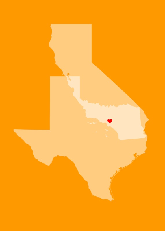 California and Texas design