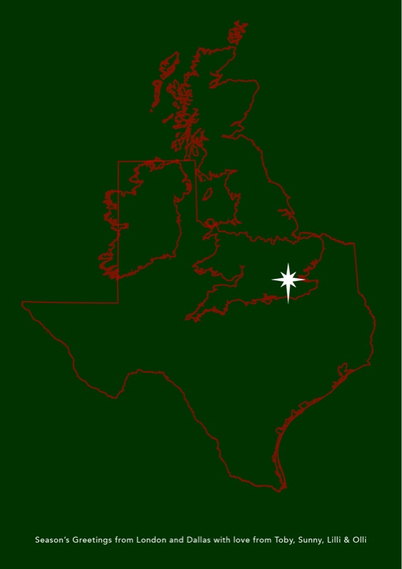 London and Dallas Christmas design